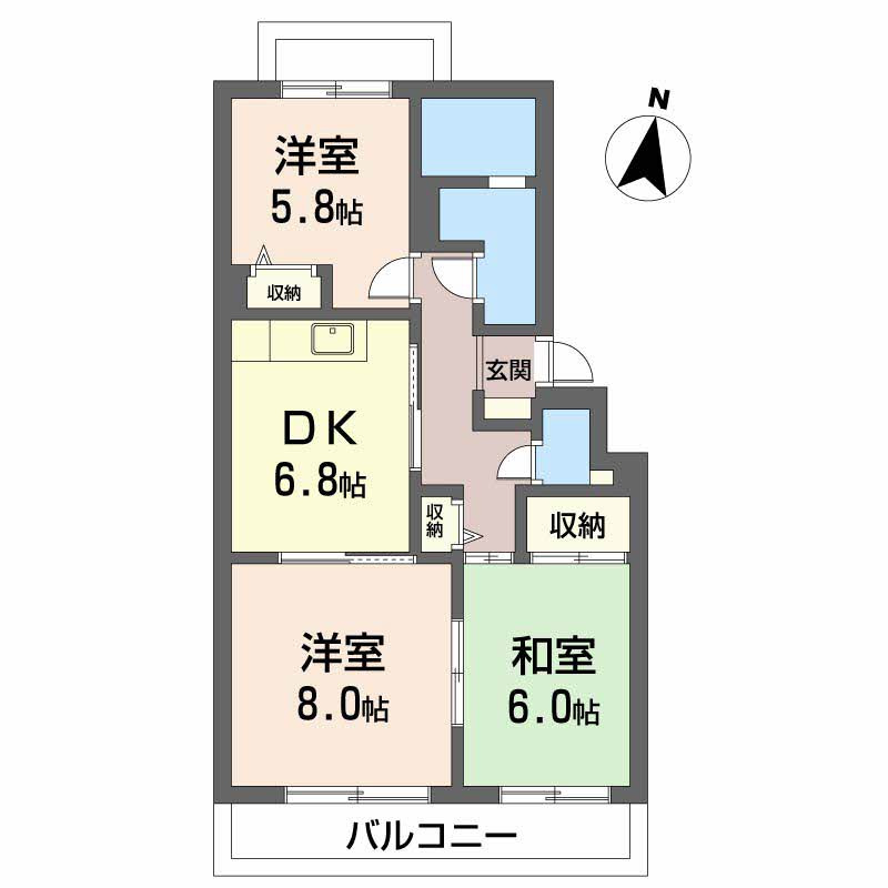 ベイヒル宮島口の間取り