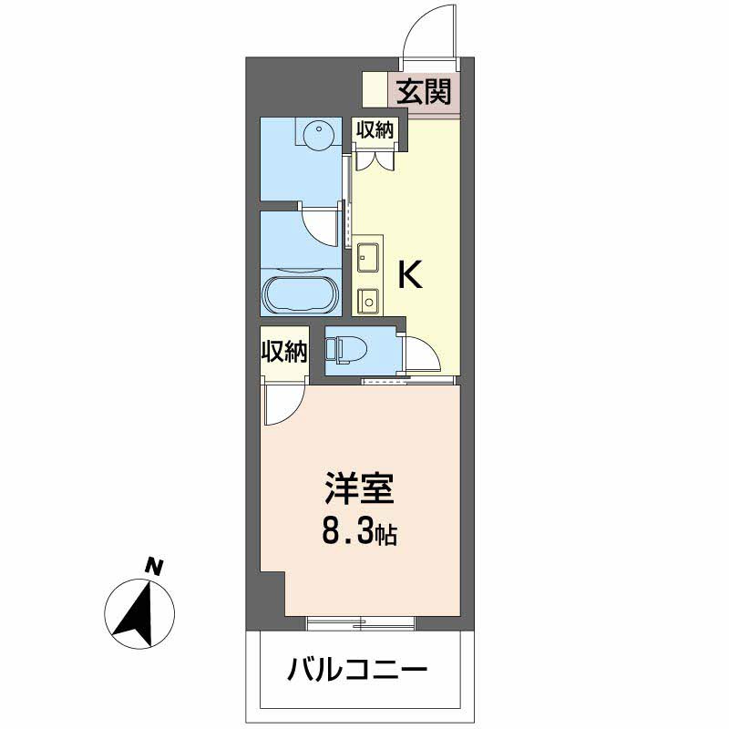 Gold Court楽々園の間取り