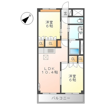 ソレイユの間取り|間取図