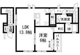 メルヴェーユ　東が丘の間取り|間取りです。