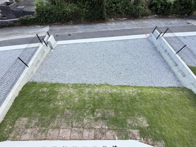 南城市玉城前川（全3棟）2号棟の庭|2号棟　お庭♪
