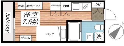 Ligere南行徳Eastの間取り