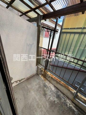 【バルコニー】 | 六万寺町1丁目貸家