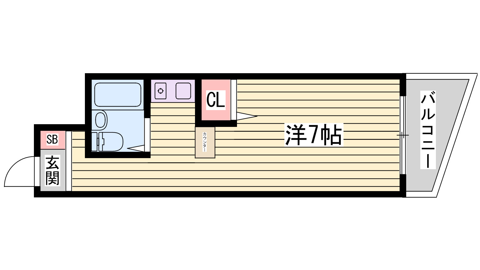 AQUA西明石の間取り