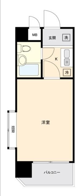 福生市大字福生の賃貸マンションの間取り