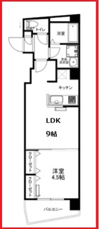 【間取り】 | ルミナス西日暮里