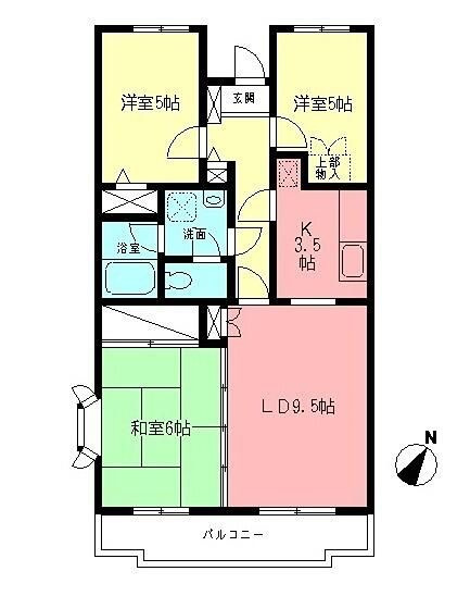 【間取り】 | 原当麻Ｍハイツ（ハラタイマエムハイツ）