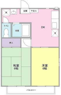 【間取り】 | フェリース旗の台 | 間取りです。