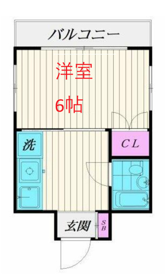 【間取り】 | 杉田ハイツ西大井