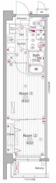 ガーラ・ヒルズ新宿の間取り