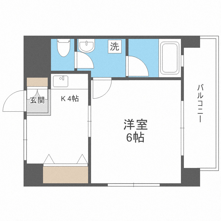 ミフネセントラルベア荒本の間取り