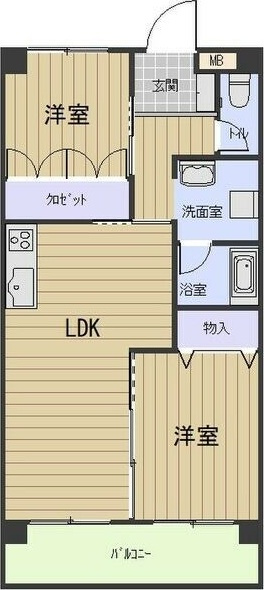 デセール砂子の間取り