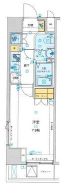 ジェノヴィア清澄白河グリーンヴェールの間取り|間取りです。