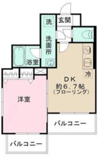 【間取り】 | グランドール豪徳寺Ⅱ | 間取りです。