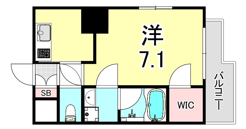 エクセルコート昭和南通プライムレジデンスの間取り