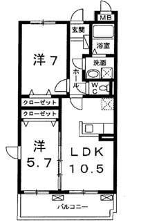 【間取り】 | フェリーチェ | 間取りです。