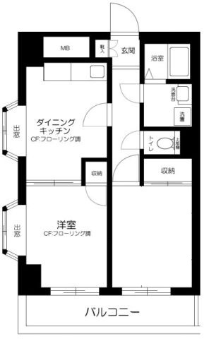 パークレジデンス大森の間取り|間取りです。