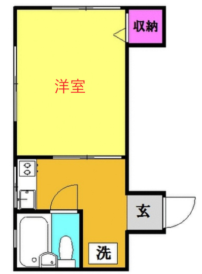 【間取り】 | コーポ⻑谷川