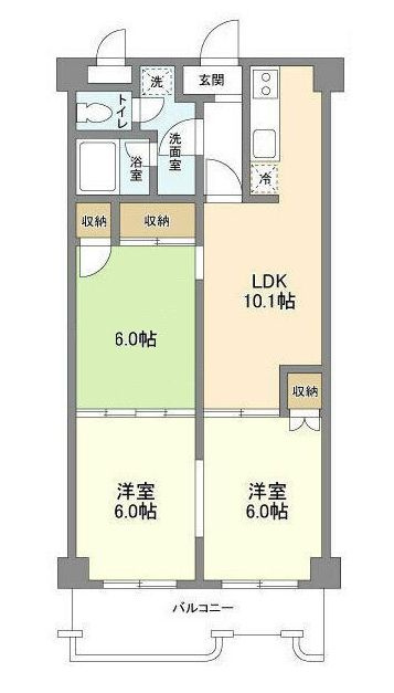 リベラルワタドの間取り|間取りです。