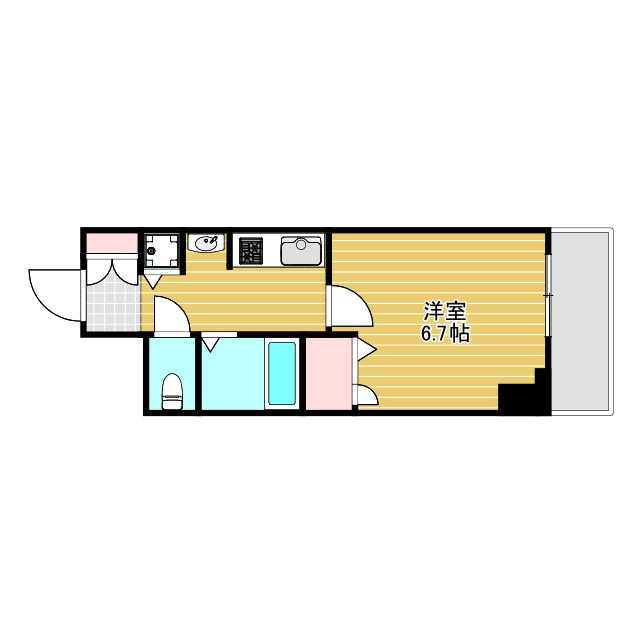 プレサンス新大阪ステーションフロントの間取り