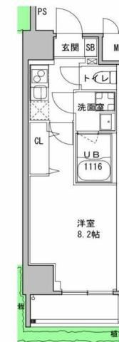 Ｓ－ＲＥＳＩＤＥＮＣＥ押上Ｃｌａｉｒの間取り