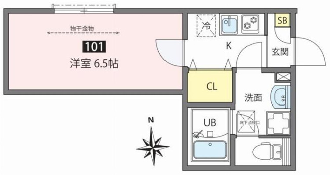 【間取り】 | ANNEX三河島 | 間取り図