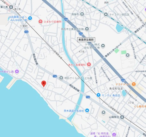 明石市魚住町西岡1772（全3棟）C号棟の地図