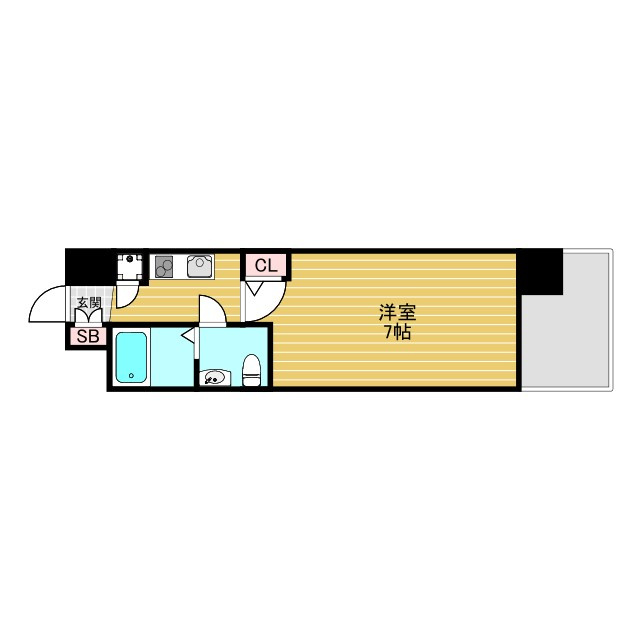 セレニテ東三国ミラクの間取り