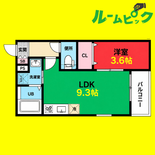 コンフォルテ烏森(コンフォルテカスモリ)　名古屋市賃貸　仲介手数料無料の間取り