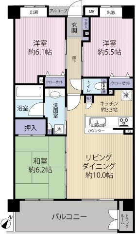 使い勝手の良い間取り