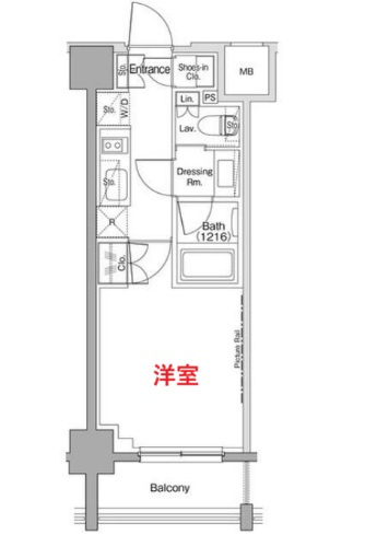 【間取り】 | ザ・パークハビオ⻄大井