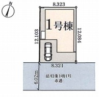 見沼区小深作　第6　新築一戸建て　リーブルガーデン　01の区画図|1号棟