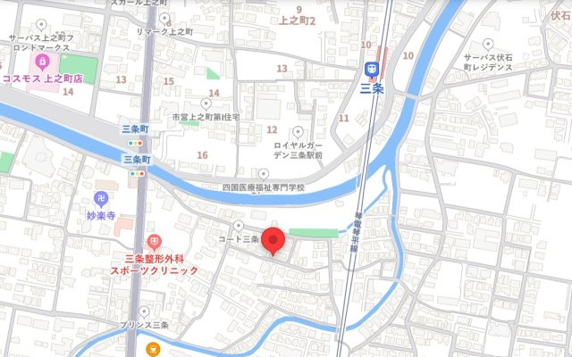 高松市三条町　売地の地図