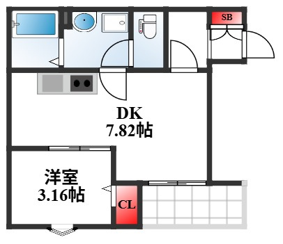 F＋style八尾北久宝寺の間取り