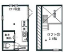 中野区東中野５丁目のアパートの間取り