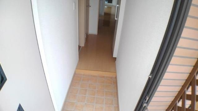 太宰府市通古賀２丁目のアパートの玄関|シンプルで使いやすい玄関です