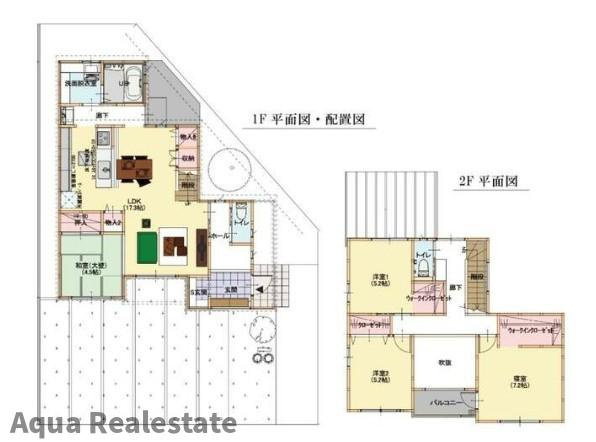 木田郡三木町大字氷上の中古一戸建の間取り
