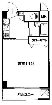 船橋市西船４丁目の賃貸マンションの間取り