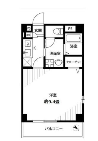 アンプルールフェール茂木の間取り