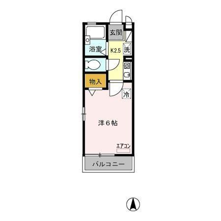 パークサイドMOGIの間取り