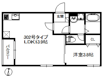 【間取り】 | cormorant飯倉 646