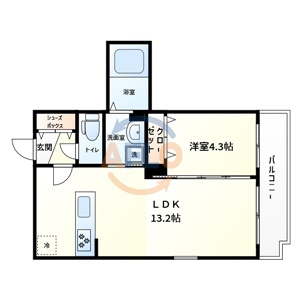 ゼファー今里の間取り|ゼファー今里　間取り