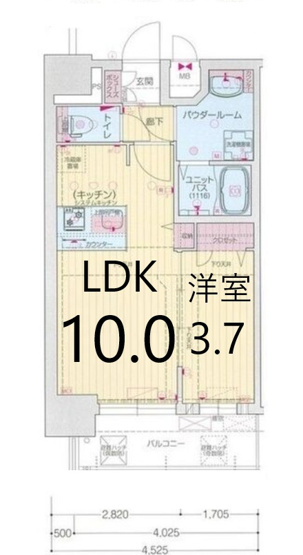 【間取り】 | プレサンス太閤通駅前デュプル