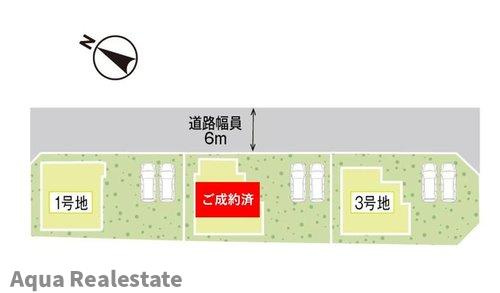 丸亀市飯山町　新築戸建　Ⅲの区画図