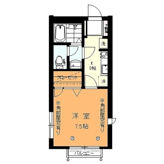 アンジュの間取り|間取りです。