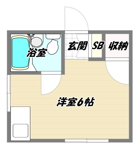大阪市淀川区西三国１丁目の賃貸マンションの間取り