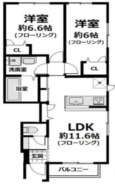 ラ・メゾン・フルーリの間取り|間取りです。