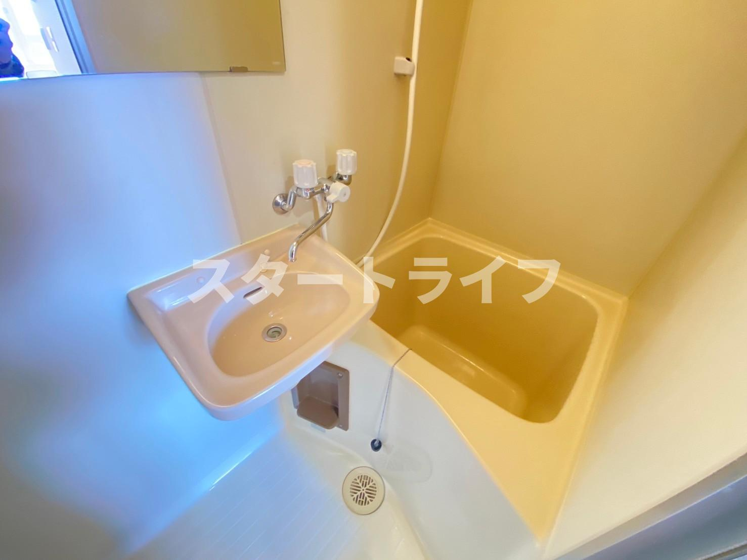 大阪市東淀川区下新庄２丁目の賃貸マンションの洗面所