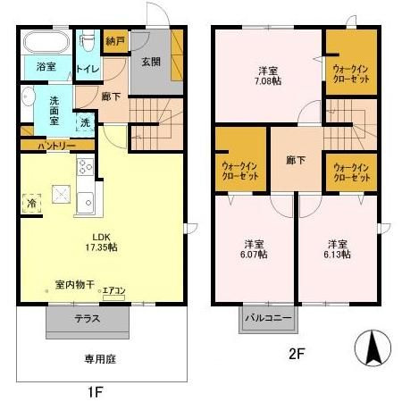 BLESS HOUSE柏西町　Dの間取り