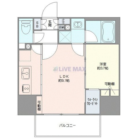 シーフォルム大宮の間取り